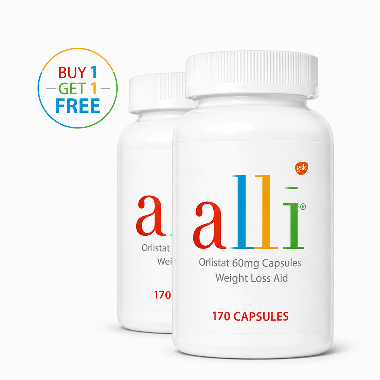 alli Diet Weight Loss Supplement Pills ( Buy 1 Get 1 Free )